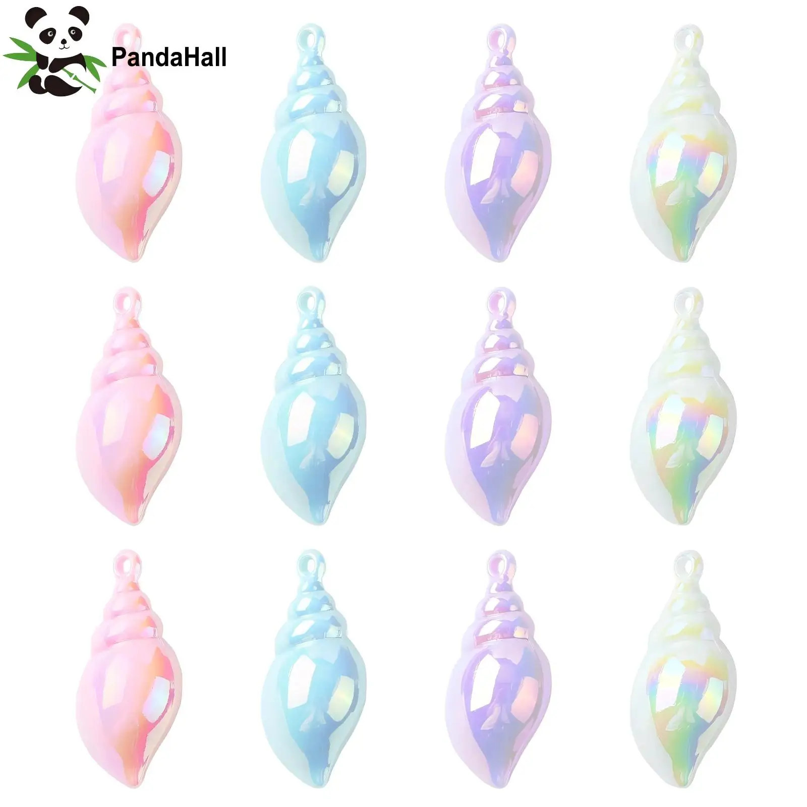 PandaHall 20Pcs 4 Colors Acrylic Conch Charms AB Color Sea Animal Spiral Seashell Charms for DIY Jewelry Making Accessory
PandaHall 20Pcs 4 Colors Acrylic Conch Charms AB Color Sea Animal Spiral Seashell Charms for DIY Jewelry Making Accessory