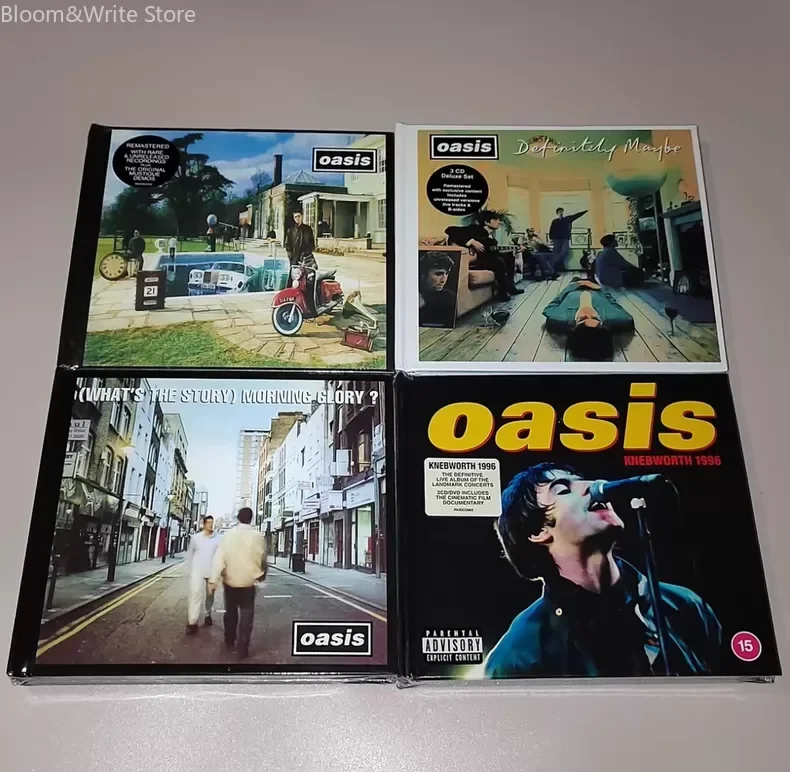 Oasis Definitely Maybe Album Knebworth 1996 Album What's The Story Morning Glory Album Definitely Maybe 3CD Deluxe 4CDs
Oasis Definitely Maybe Album Knebworth 1996 Album What's The Story Morning Glory Album Definitely Maybe 3CD Deluxe 4CDs