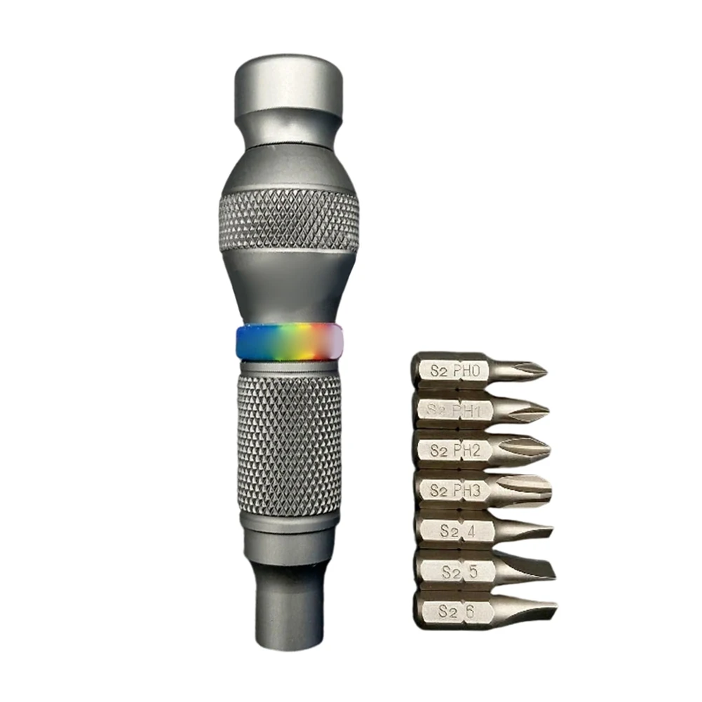 Professional ScrewDriver Alloy Handle For 1/4 Inch Bits 6.35mm Holder Comfortable Repair Tools Hand Tools
Professional ScrewDriver Alloy Handle For 1/4 Inch Bits 6.35mm Holder Comfortable Repair Tools Hand Tools