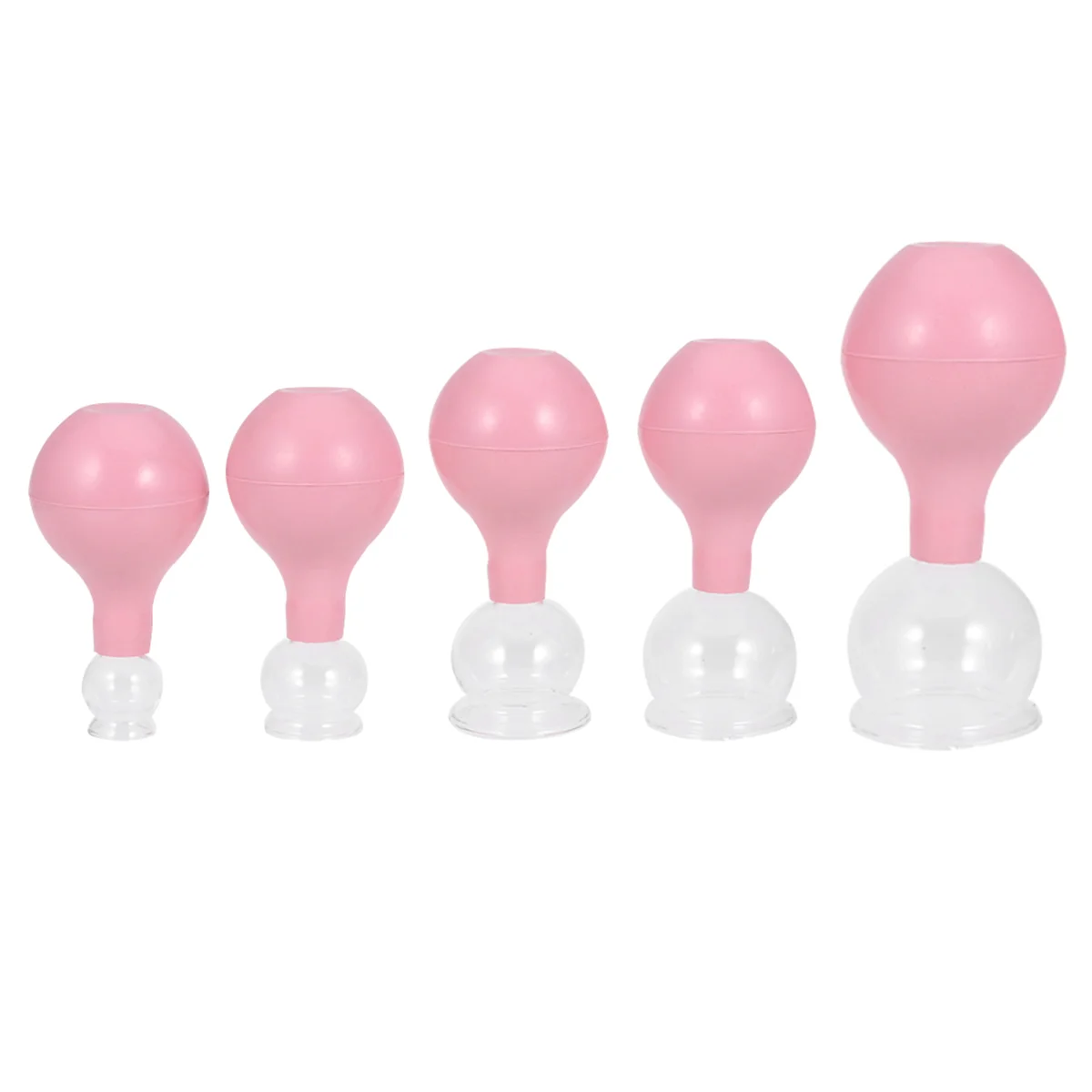 5 SET Body Massage Rubber and Glass Vacuum Cupping Cups Chinese Body Cupping Care (Pink) cupping ball
5 SET Body Massage Rubber and Glass Vacuum Cupping Cups Chinese Body Cupping Care (Pink) cupping ball