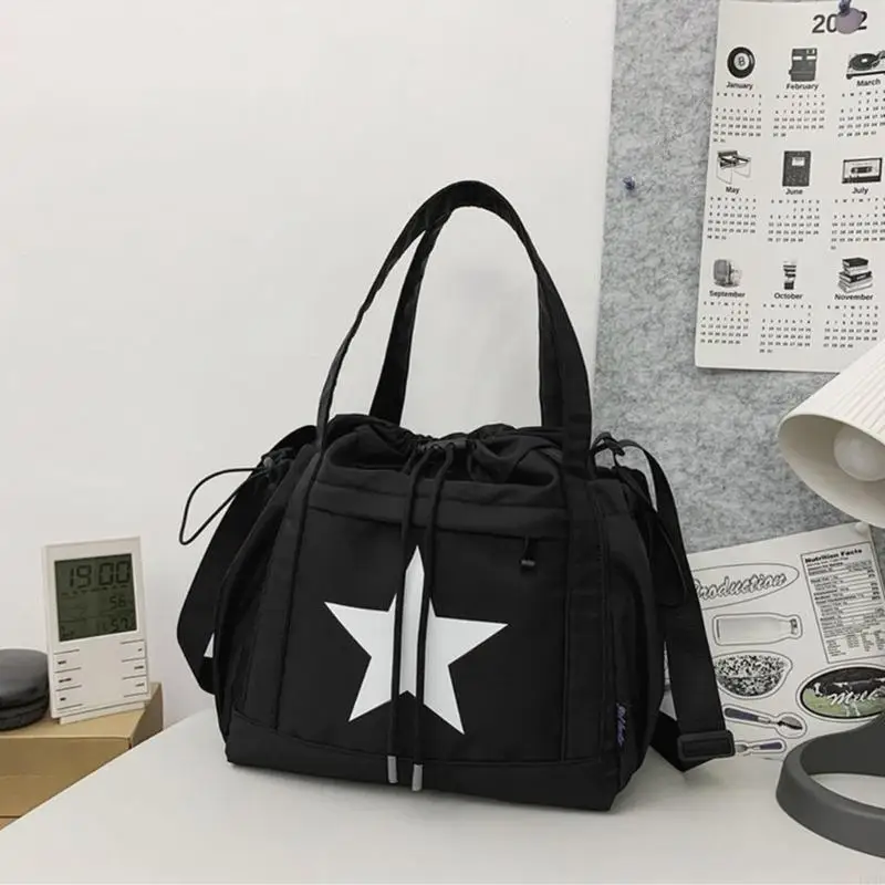 F19F Women Bag Student School Bag Large Capacity Shoulder Bag Star Crossbody Bag
F19F Women Bag Student School Bag Large Capacity Shoulder Bag Star Crossbody Bag