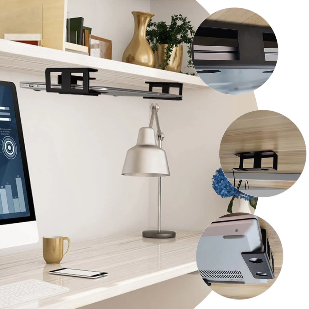 1 Set Under Desk Laptop Holder Wall Mount Storage Rack For Notebook Tablet Support Light Weight Space Saving Office Home Study
1 Set Under Desk Laptop Holder Wall Mount Storage Rack For Notebook Tablet Support Light Weight Space Saving Office Home Study