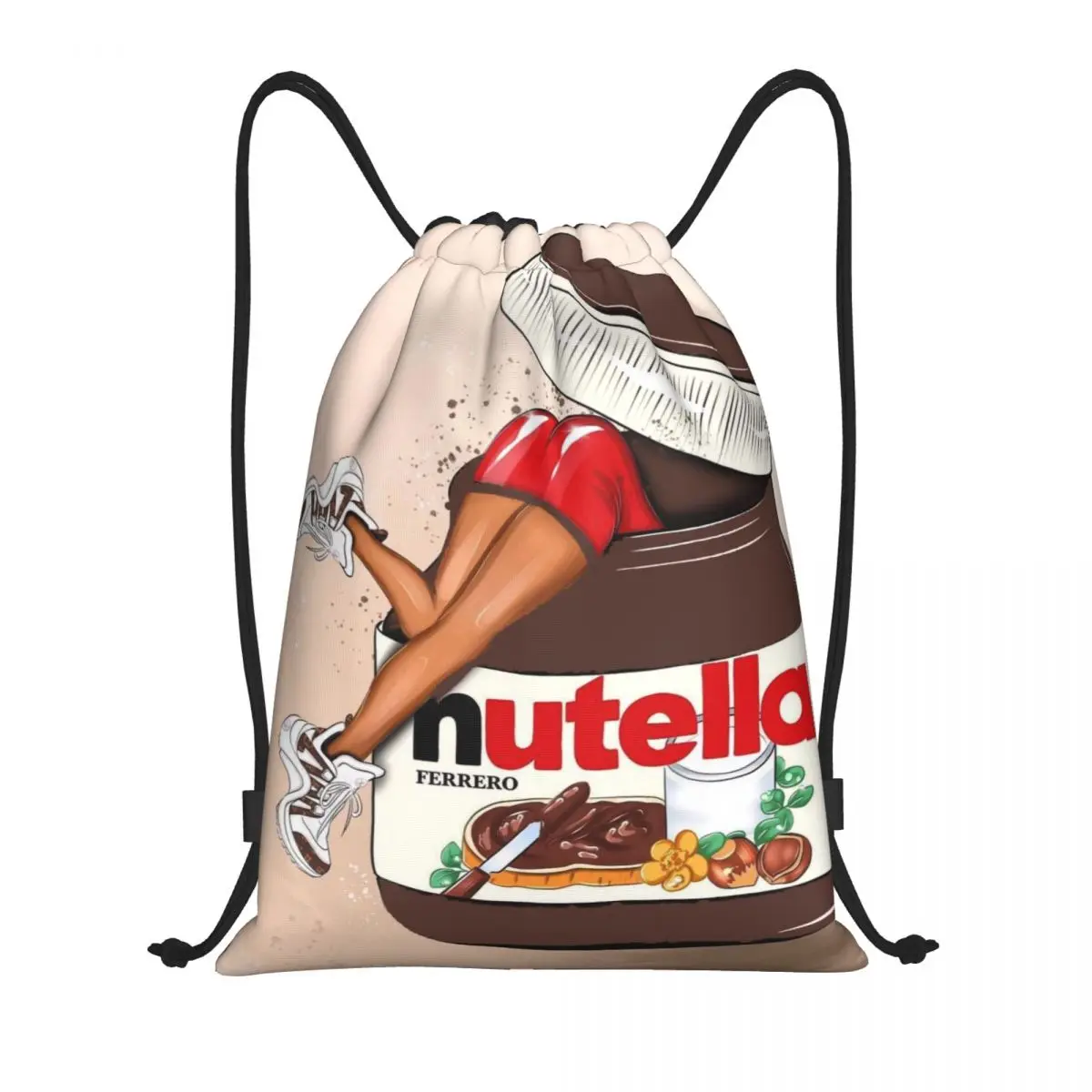 Изготовленная на заказ шоколадная сумка Nutellas на шнурке для покупок, рюкзаки для йоги, женские и мужские спортивные рюкзаки для спортзала
Изготовленная на заказ шоколадная сумка Nutellas на шнурке для покупок, рюкзаки для йоги, женские и мужские спортивные рюкзаки для спортзала