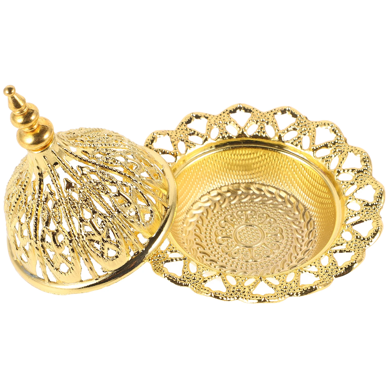 2 Pcs Metal Incense Burner Gold Hollow Design Aromatherapy Cone Sticks Sandalwood Bakhoor Holder Meditation Room Decoration
2 Pcs Metal Incense Burner Gold Hollow Design Aromatherapy Cone Sticks Sandalwood Bakhoor Holder Meditation Room Decoration