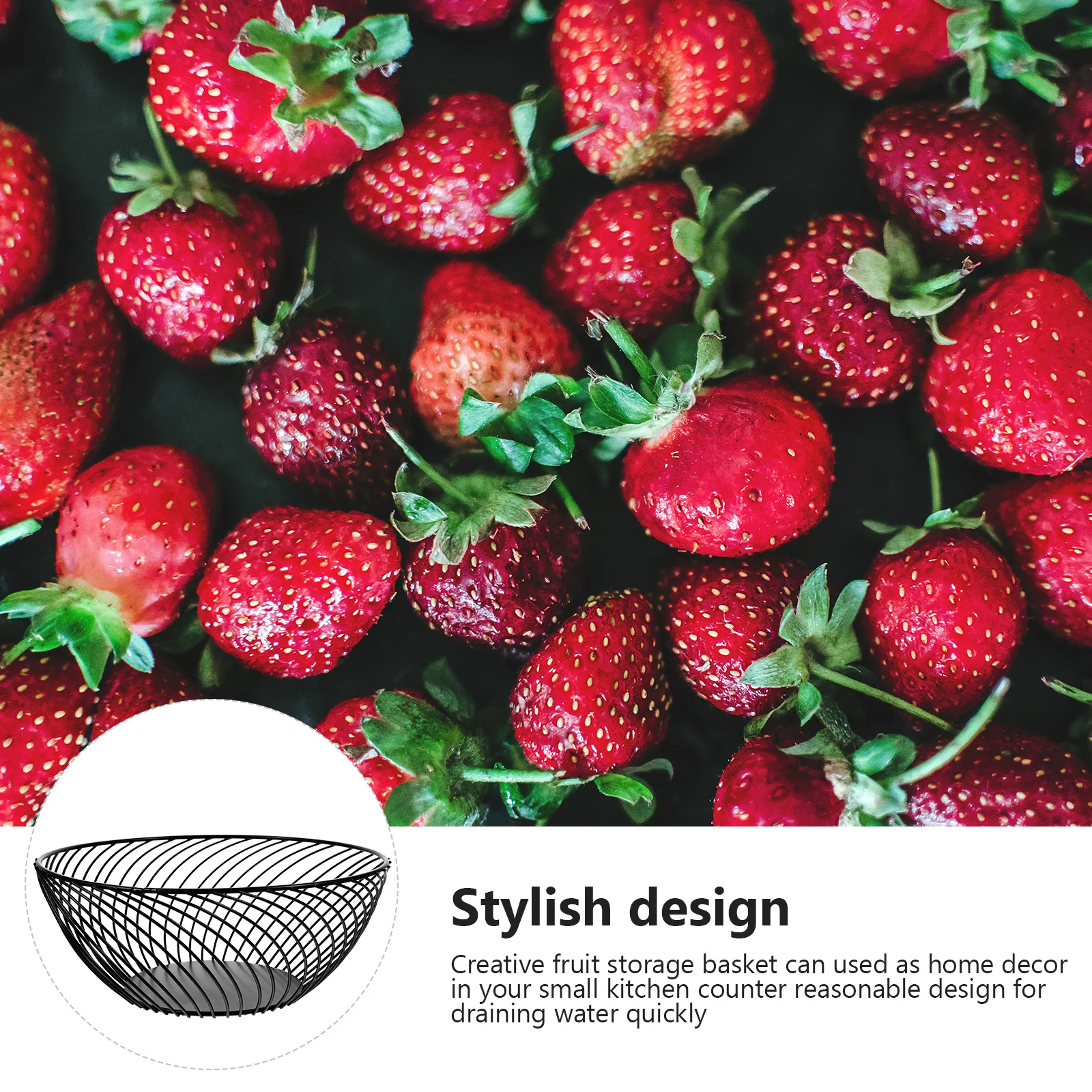 Creative Iron Fruit Storage Basket Hollow Design for Kitchen Snacks Drain Organizer Desktop Candy Holder Fast Drying Vegetable
Creative Iron Fruit Storage Basket Hollow Design for Kitchen Snacks Drain Organizer Desktop Candy Holder Fast Drying Vegetable