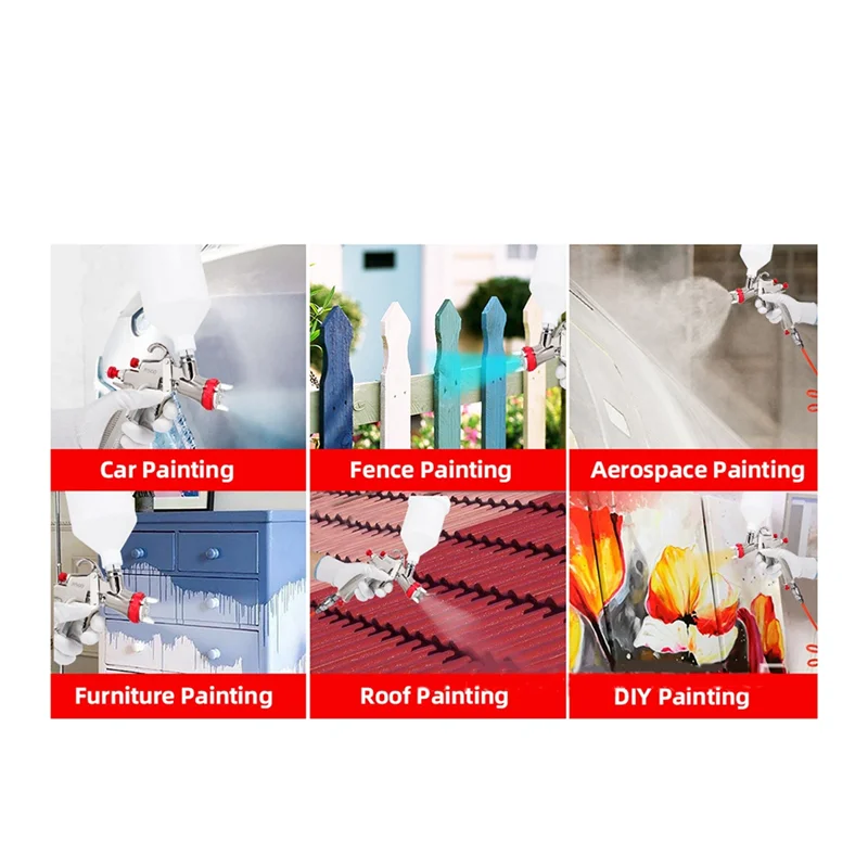 MCGS-R500 LVLP Air Spray Gun Kit With 1.3/1.5/1.7Nozzles & Oil Separator & Air Regulator, Automotive, Car Paint Gun Sprayer
MCGS-R500 LVLP Air Spray Gun Kit With 1.3/1.5/1.7Nozzles & Oil Separator & Air Regulator, Automotive, Car Paint Gun Sprayer