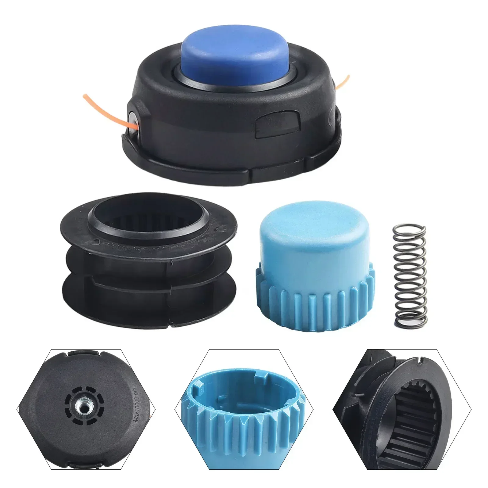 Детали для газонокосилки, Головка триммера 324LX 343F 345 rxaccessories 537388101 для Husqvarna, новая Универсальная Головка триммера T35 M10
Детали для газонокосилки, Головка триммера 324LX 343F 345 rxaccessories 537388101 для Husqvarna, новая Универсальная Головка триммера T35 M10