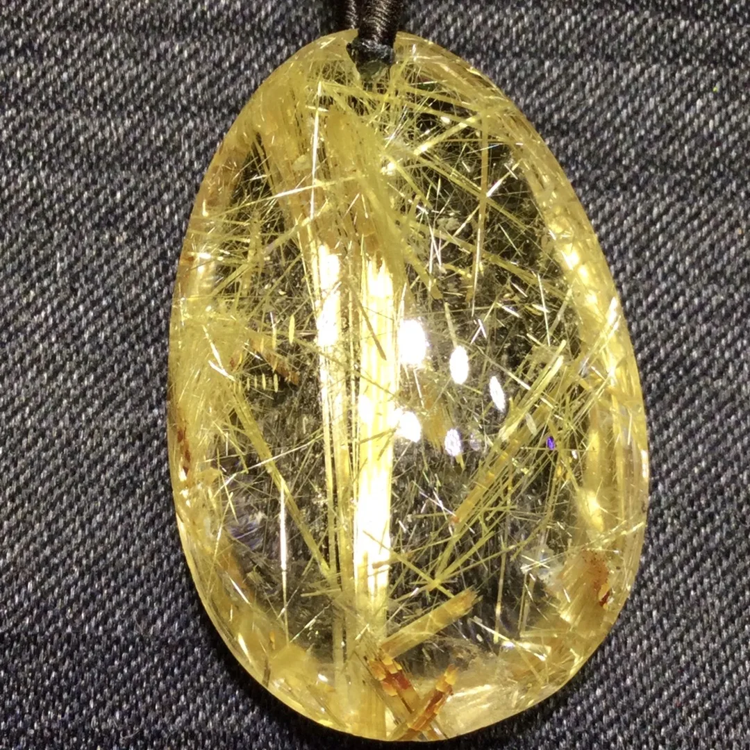 Natural Gold Rutilated Quartz Rectangle Pendant Necklace Jewelry 31.5*20.5*11.5mm Water Drop Yellow Rutilated Women Men AAAAAAA
Natural Gold Rutilated Quartz Rectangle Pendant Necklace Jewelry 31.5*20.5*11.5mm Water Drop Yellow Rutilated Women Men AAAAAAA