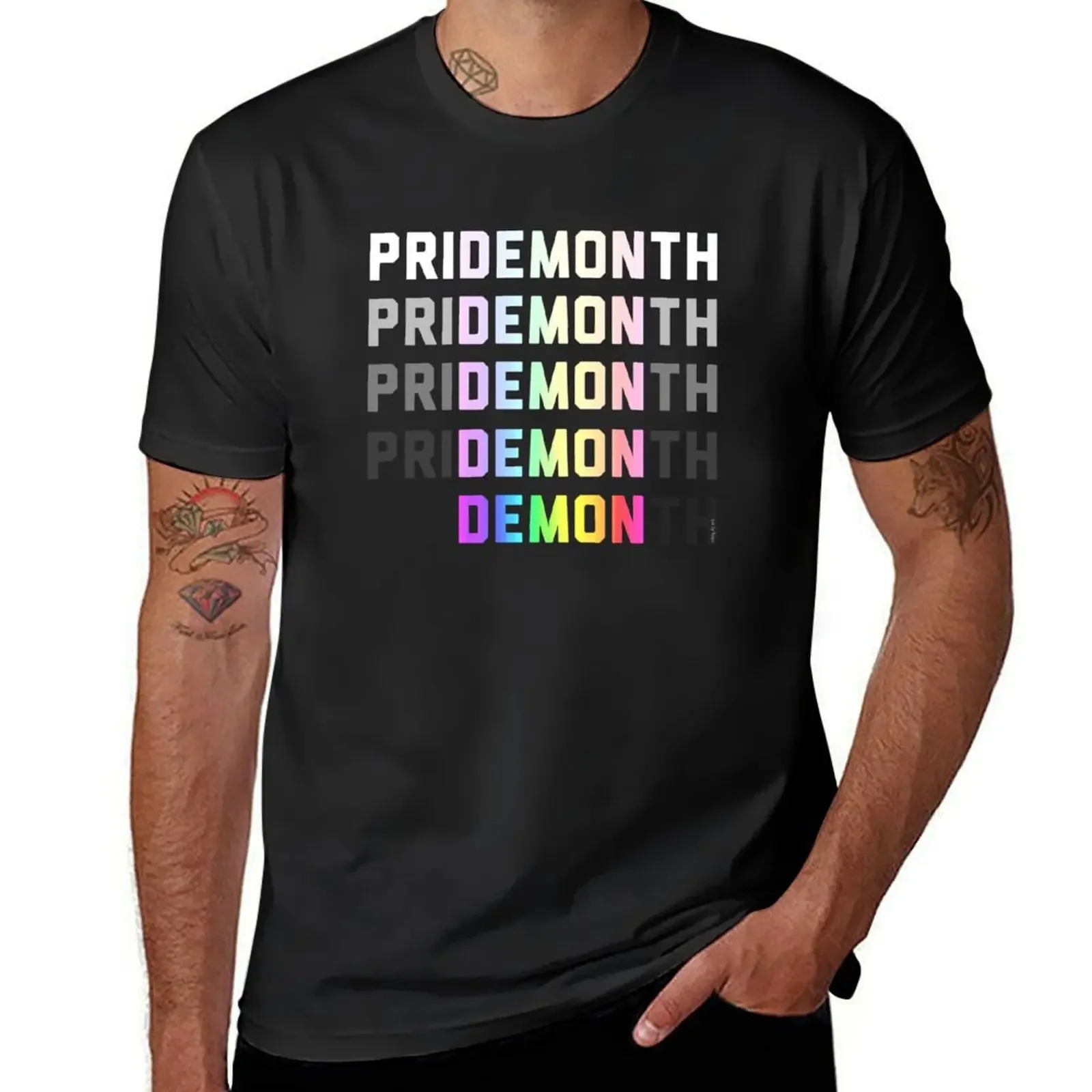 PriDEMONth rainbow T-Shirt shirts graphic tees aesthetic clothes plus sizes mens vintage t shirts
PriDEMONth rainbow T-Shirt shirts graphic tees aesthetic clothes plus sizes mens vintage t shirts