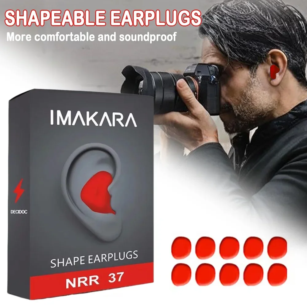 Noise Cancelling Earplugs Kneadable Comfortable Sleep Earplugs Dormitory Non Slip Soundproof Earplugs for Restful Nights
Noise Cancelling Earplugs Kneadable Comfortable Sleep Earplugs Dormitory Non Slip Soundproof Earplugs for Restful Nights