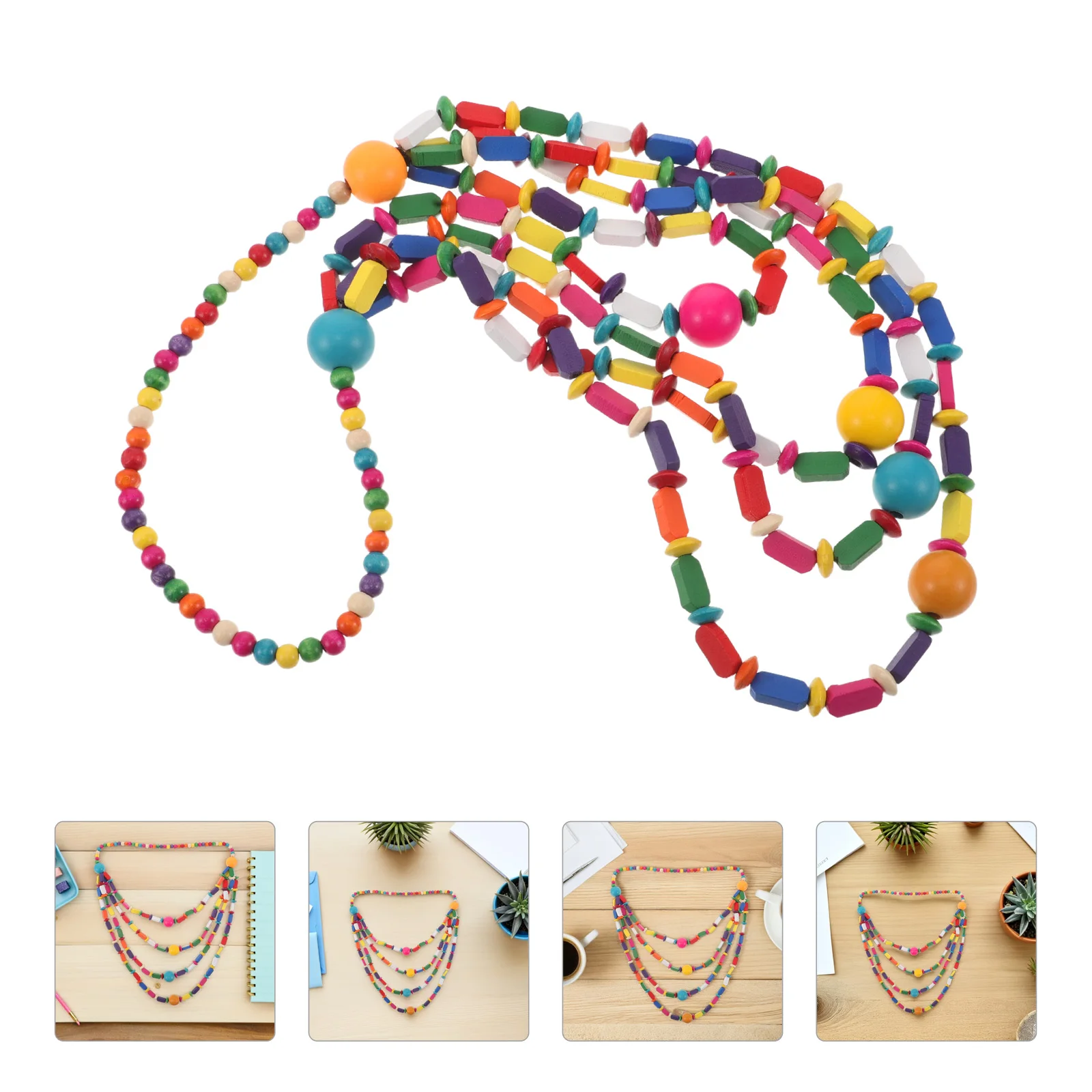 Handmade Bohemian Necklace For Women Layered Beaded Wood Jewelry Vintage Style Beach Accessories Summer Travel Chunky Chain
Handmade Bohemian Necklace For Women Layered Beaded Wood Jewelry Vintage Style Beach Accessories Summer Travel Chunky Chain