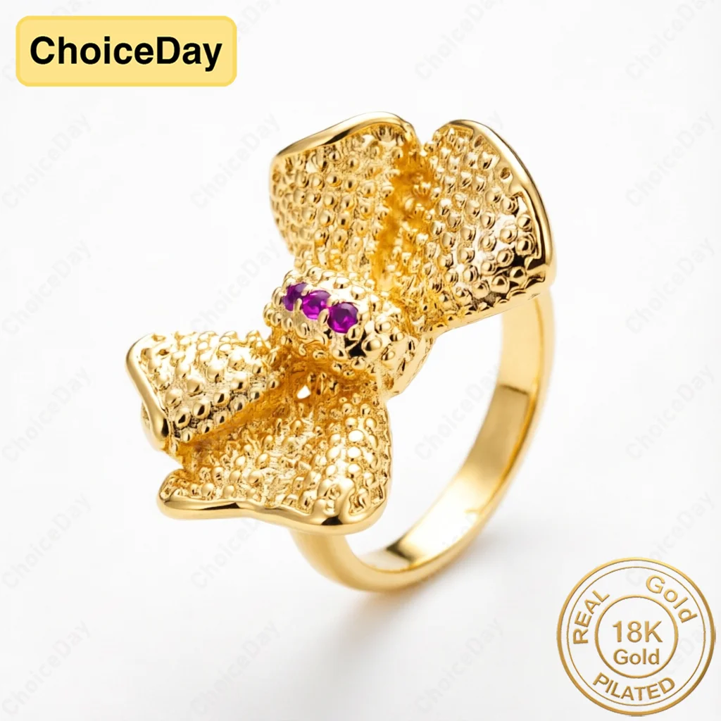 18K Gold Plated #8 Exquisite Bow Zirconia Ring for Women - Elegant and Stylish Engagement Party Gift Jewelry
18K Gold Plated #8 Exquisite Bow Zirconia Ring for Women - Elegant and Stylish Engagement Party Gift Jewelry