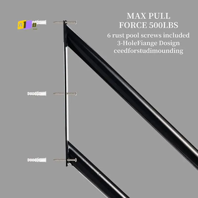 A08F-1Pcs Handrail Support Holder Durable Stainless Steel Fixed Bracket Practical Stair Bathroom Wall Brackets
A08F-1Pcs Handrail Support Holder Durable Stainless Steel Fixed Bracket Practical Stair Bathroom Wall Brackets