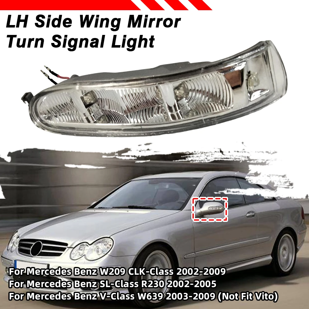 Авто боковое зеркало указателя поворота для Mercedes Benz W209 CLK W639 2002-2009 A2308200721 A2308200821
Авто боковое зеркало указателя поворота для Mercedes Benz W209 CLK W639 2002-2009 A2308200721 A2308200821