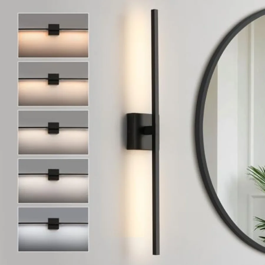 Bathroom Vanity Light 30 Inch 360° Rotatable 18W Dimmable 5CCT LED Bathroom Light Fixture Over Mirror Modern Vanity Lights for
Bathroom Vanity Light 30 Inch 360° Rotatable 18W Dimmable 5CCT LED Bathroom Light Fixture Over Mirror Modern Vanity Lights for