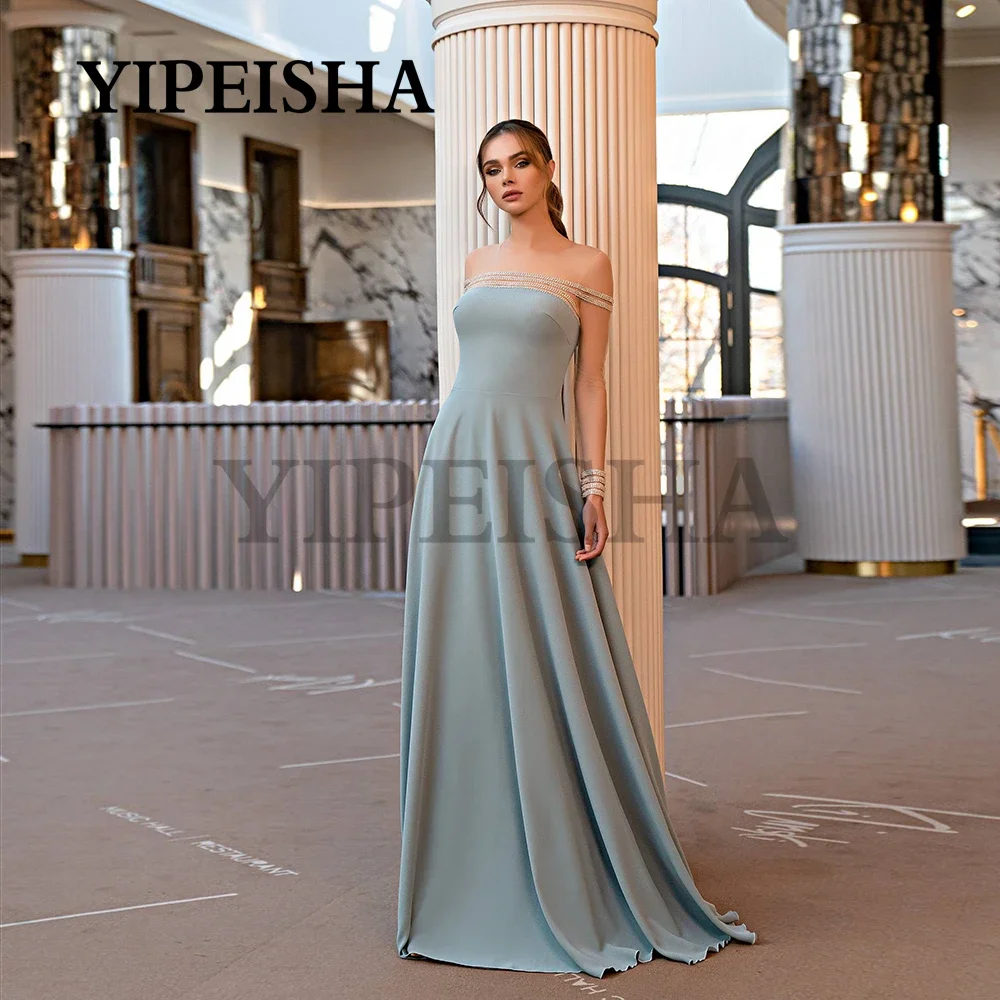 Simple O-Neck Mermaid Evening Dresses See-Through Long Sleeve Prom Gown Sweep Train Beading Pink Party Dress robes de soirée
Simple O-Neck Mermaid Evening Dresses See-Through Long Sleeve Prom Gown Sweep Train Beading Pink Party Dress robes de soirée