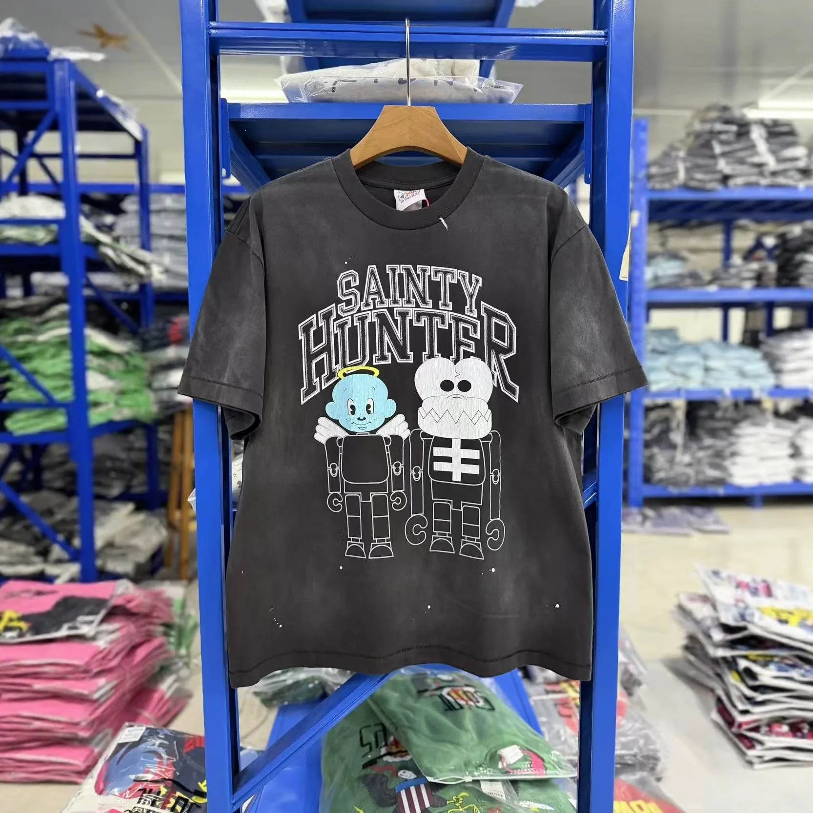 Washed Vintage Loose Short Sleeve T-Shirt Unisex Cartoon Print Comfortable Cotton Casual Top for Spring And Summer
Washed Vintage Loose Short Sleeve T-Shirt Unisex Cartoon Print Comfortable Cotton Casual Top for Spring And Summer