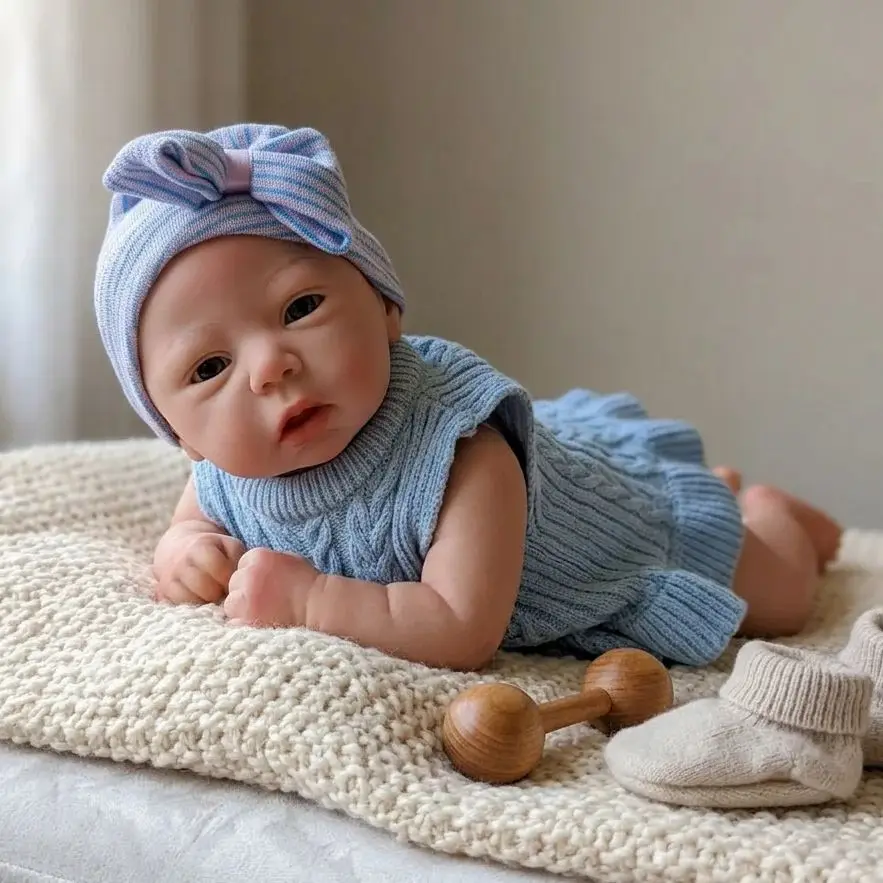 16.5 Inch Solid Silicone Reborn Girl Handmade Lfielike Newborn Baby Doll For Birthday Gifts
16.5 Inch Solid Silicone Reborn Girl Handmade Lfielike Newborn Baby Doll For Birthday Gifts