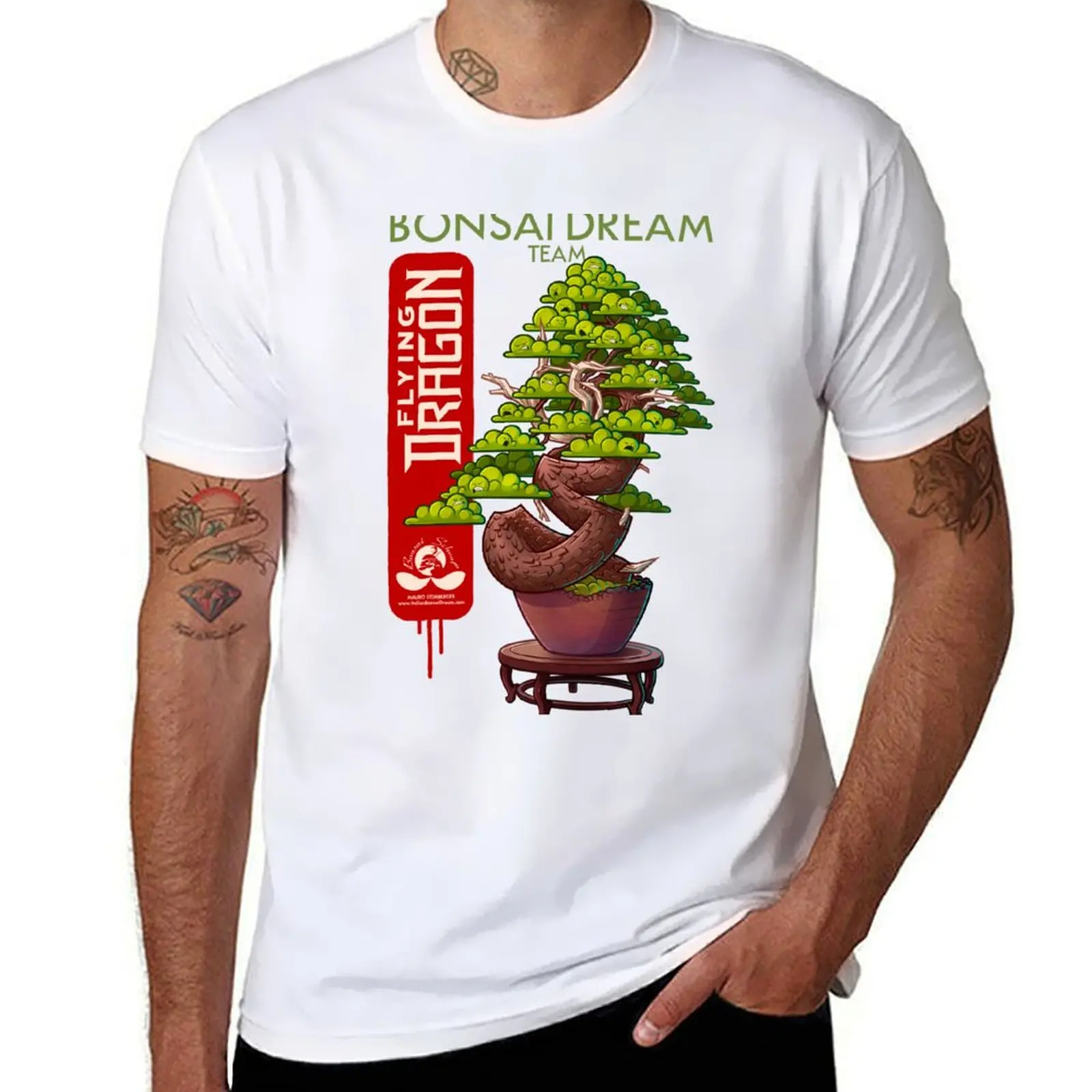 Flying dragon bonsai on back2 T-Shirt All Weather Casual Short Sleeve
Flying dragon bonsai on back2 T-Shirt All Weather Casual Short Sleeve