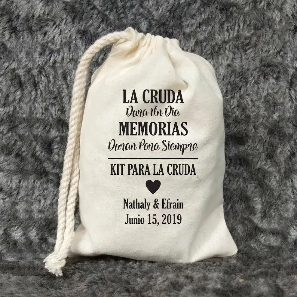Personalised La Cruda Hangover Kit Bags - Bachelorette Party Bags - Hangover Only last a day bags - Adios Hangover Bags - Mexico
Personalised La Cruda Hangover Kit Bags - Bachelorette Party Bags - Hangover Only last a day bags - Adios Hangover Bags - Mexico