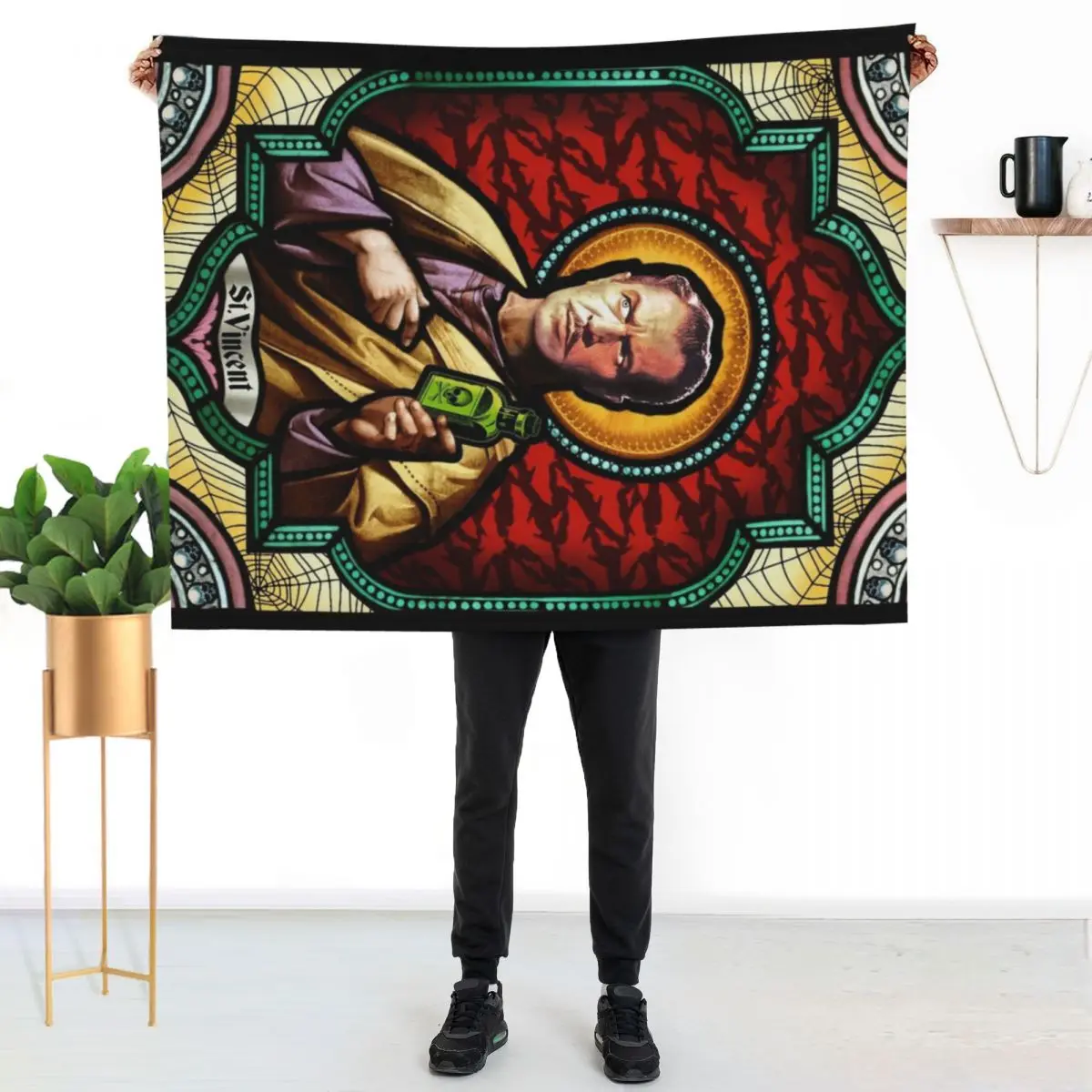 St. Vincent Price Throw Blanket Elegant Warm Throw Blanket for Hotel Home
St. Vincent Price Throw Blanket Elegant Warm Throw Blanket for Hotel Home
