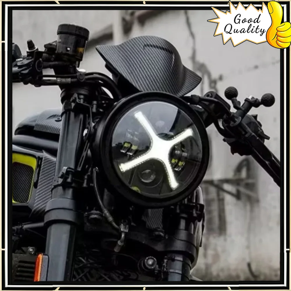 For CFMOTO 700CL-X modified LED lens headlight lossless X-shaped retro headlight assembly modified headlight accessories
For CFMOTO 700CL-X modified LED lens headlight lossless X-shaped retro headlight assembly modified headlight accessories