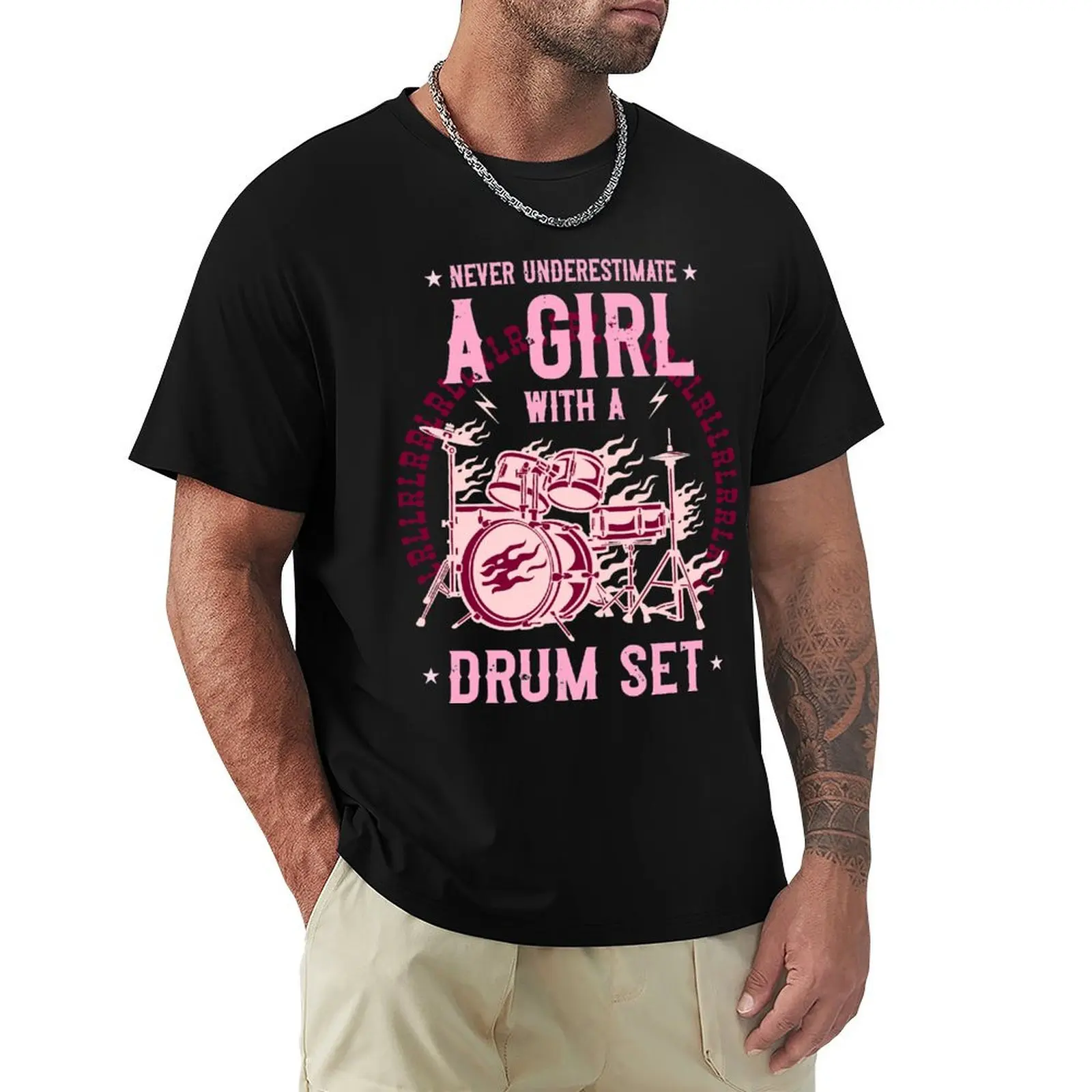 Never Underestimate A Girl With A Drum Set - Drummer T-Shirt tees Anime t-shirt black t-shirts for men
Never Underestimate A Girl With A Drum Set - Drummer T-Shirt tees Anime t-shirt black t-shirts for men
