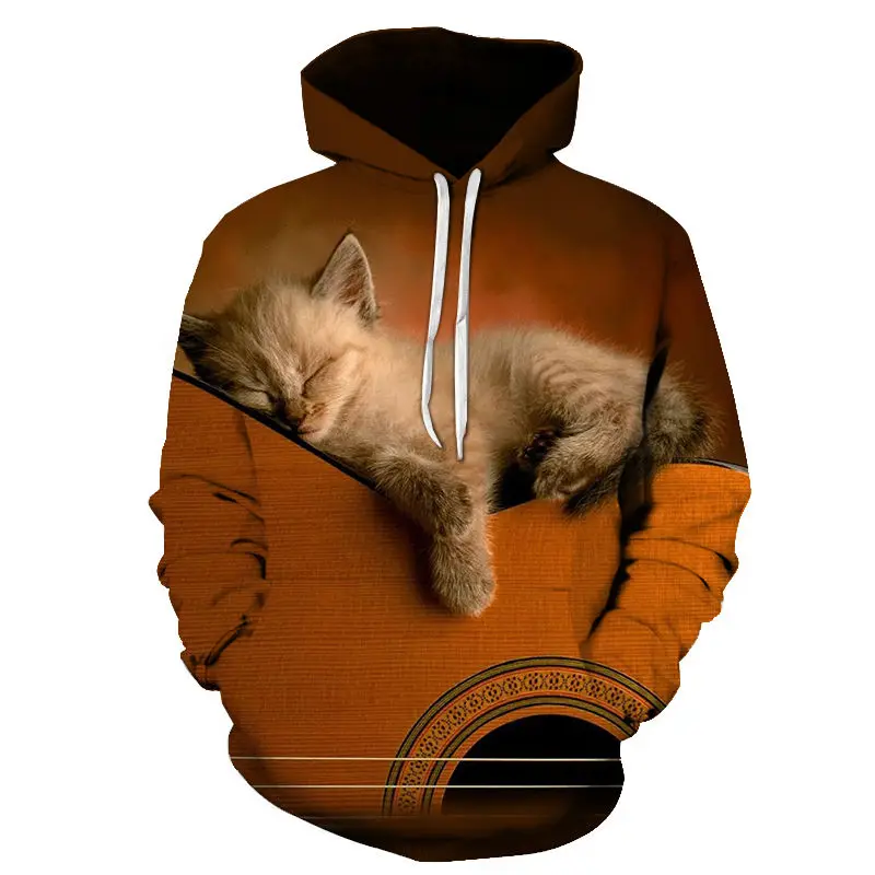 New Kawaii Hoodies 3D Printed Cat Oversize Mens Women's Sweatshirt Pullover Long Sleeve Oversized Hooded Sweatshirts Tops
New Kawaii Hoodies 3D Printed Cat Oversize Mens Women's Sweatshirt Pullover Long Sleeve Oversized Hooded Sweatshirts Tops
