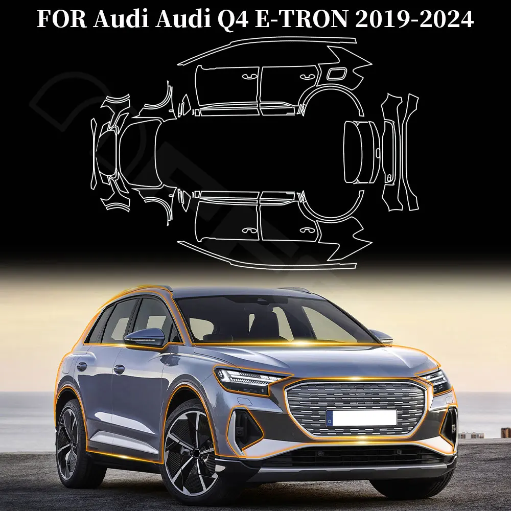 PFCC for Audi Q4 E-TRON 2021-2024 Car Body Kit Film Precut Paint Protection Film Clear Bra TPU Transparent PPF TPU Accessories
PFCC for Audi Q4 E-TRON 2021-2024 Car Body Kit Film Precut Paint Protection Film Clear Bra TPU Transparent PPF TPU Accessories