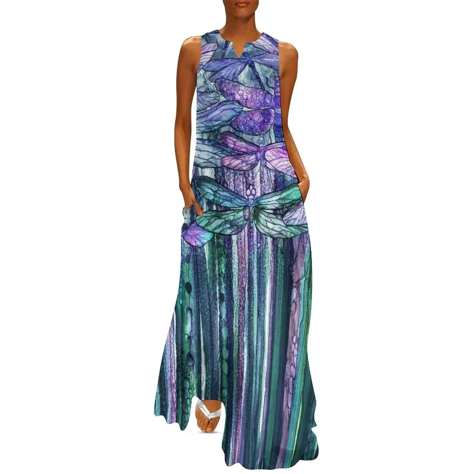Dragonfly Bloomies 1 - Lavender Teal Long Dress dresses summer woman 2025 Women's summer dresses party dresses women Dress
Dragonfly Bloomies 1 - Lavender Teal Long Dress dresses summer woman 2025 Women's summer dresses party dresses women Dress