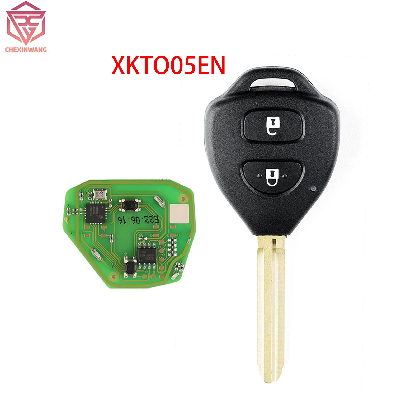 Xhorse VVDI XKTO05EN Wire Universal Remote Key for Toyota Flat 2 Buttons Triangle English Version
Xhorse VVDI XKTO05EN Wire Universal Remote Key for Toyota Flat 2 Buttons Triangle English Version