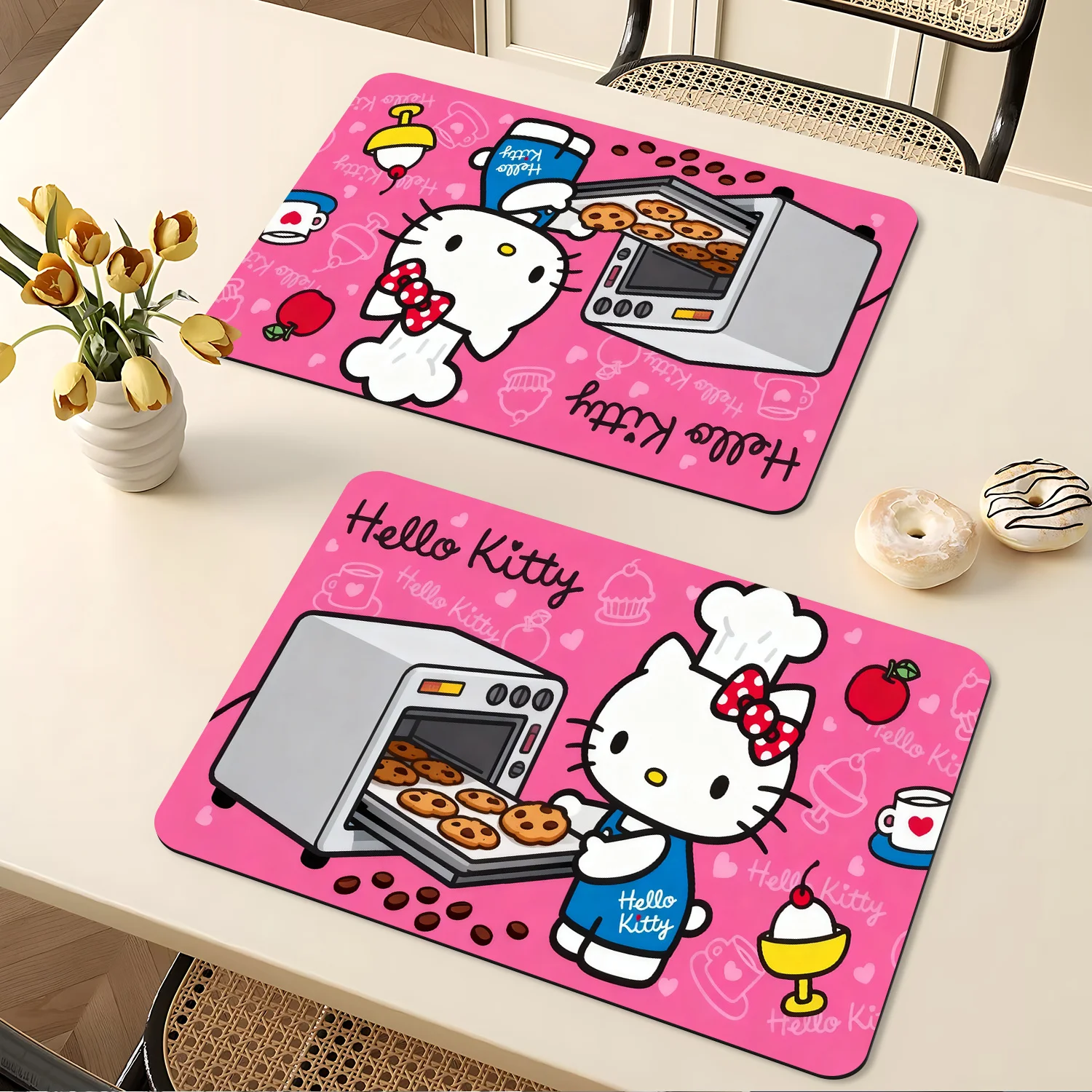 Sanrio Hello Kitty Placemats & Bedside Protectors - Cute Kitchen Drying Mat, Table Suitable for Bedside Tables,, Cute ' Room D
Sanrio Hello Kitty Placemats & Bedside Protectors - Cute Kitchen Drying Mat, Table Suitable for Bedside Tables,, Cute ' Room D