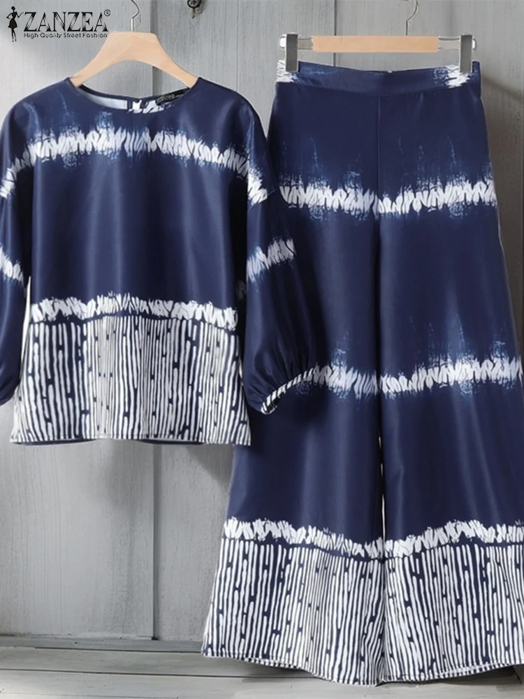 2025 Summer Floral Tracksuits ZANZEA Bohemain Female Blouse Pant Sets Women Fashion Printed Matching Sets Spring 2pcs Outfits
2025 Summer Floral Tracksuits ZANZEA Bohemain Female Blouse Pant Sets Women Fashion Printed Matching Sets Spring 2pcs Outfits