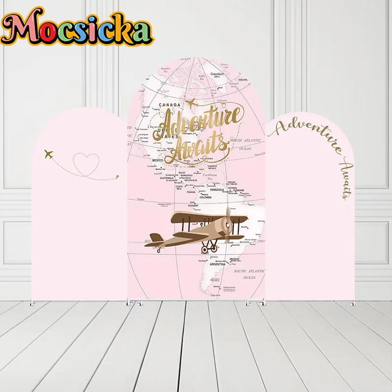 Mocsicka 2-сторонний чехол для арки, украшение для путешествия, мир, детский душ, арка, стена, детский день рождения, фотобаннер, реквизит
Mocsicka 2-сторонний чехол для арки, украшение для путешествия, мир, детский душ, арка, стена, детский день рождения, фотобаннер, реквизит