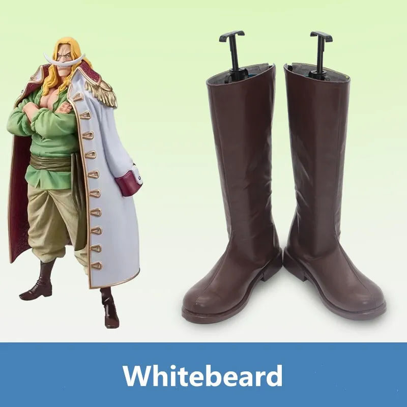 JP Anime Whitebeard Edward Newgate Cosplay Costume Shoes Brown Faux Leather Boots
JP Anime Whitebeard Edward Newgate Cosplay Costume Shoes Brown Faux Leather Boots