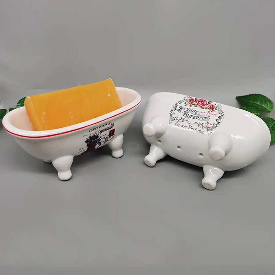 Simply Country Garden Drain Soap Dish Ceramic Bathtub Drainage Bathroom Shower Soap Holder Container Storage Box Soap Rack
Simply Country Garden Drain Soap Dish Ceramic Bathtub Drainage Bathroom Shower Soap Holder Container Storage Box Soap Rack