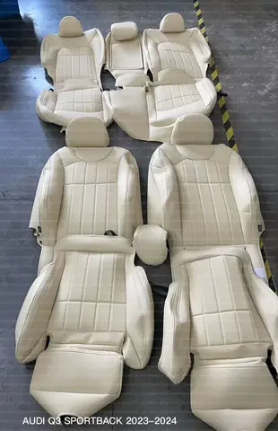 Custom Fit Car Accessories Seat Covers 5 Seats Leather for Audi A4 b9 b6 b7 b8 A3 8p 8v 8L A6 c7 c6 c8 A5 Q5 A1 Q7 Q3 Q4 A4