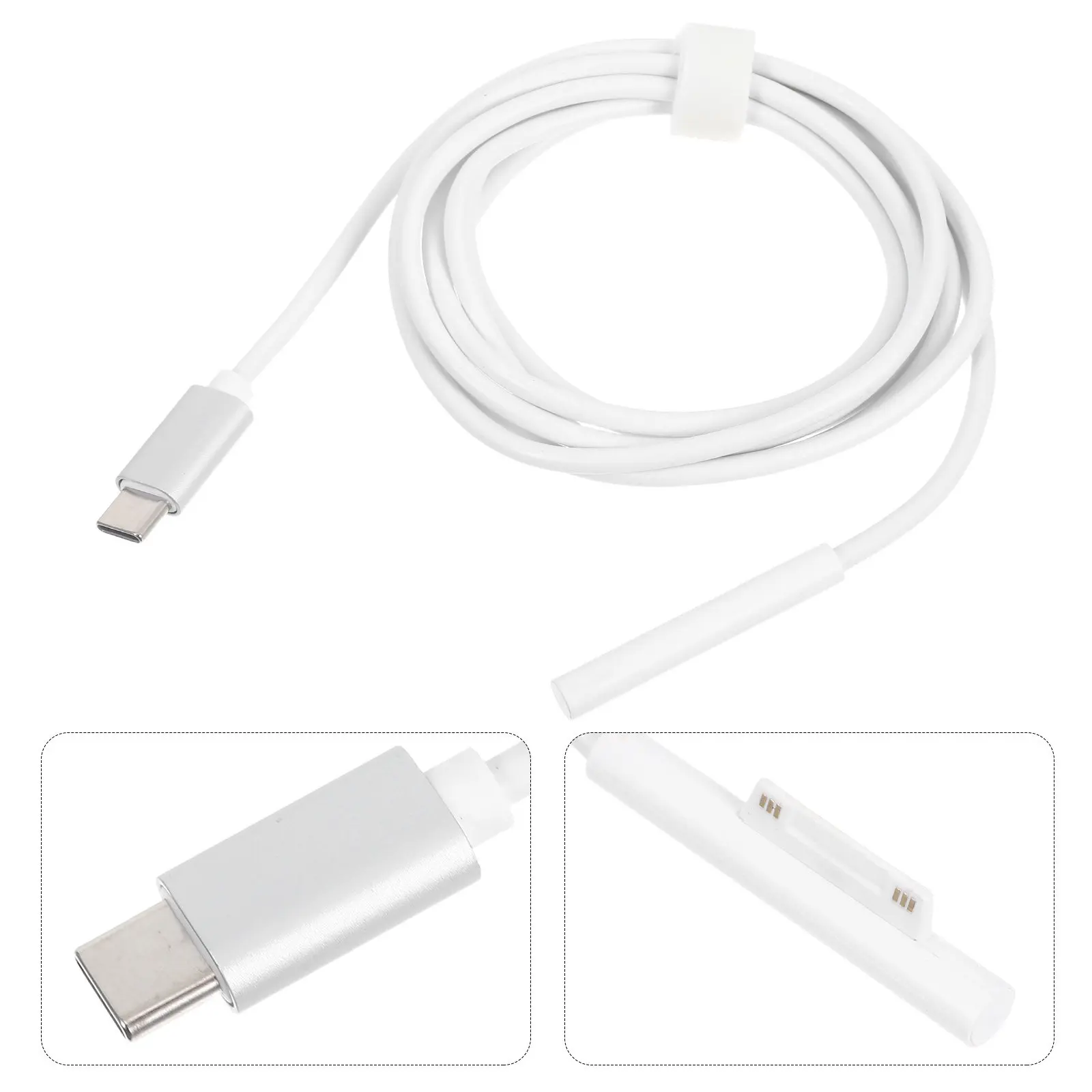 60W Type- Supply Adapter Cable Conversion Line Compatible Surface Pro 5 6 Laptop Book 2 Copper Conductor Tpe Coating
60W Type- Supply Adapter Cable Conversion Line Compatible Surface Pro 5 6 Laptop Book 2 Copper Conductor Tpe Coating