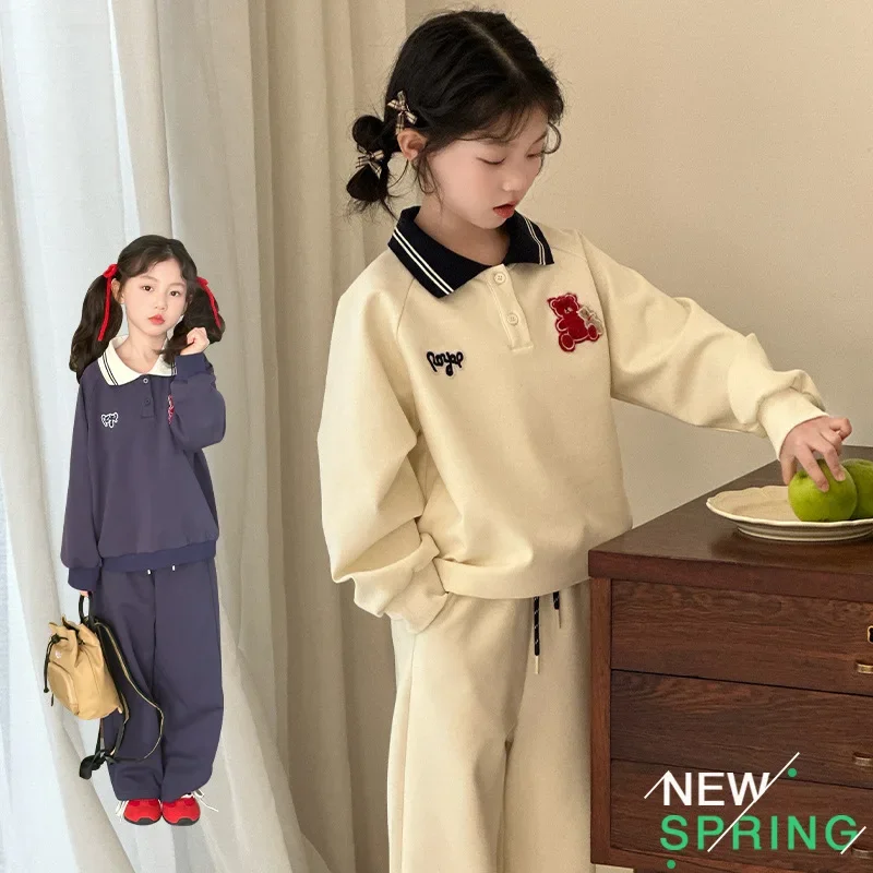 Kids Girl 2pcs Set Autumn Letter Embroidery Turn Down Collar+Drawstring Sweatpant 4-14Y Girls Sets Long Sleeve Children Girl Set
Kids Girl 2pcs Set Autumn Letter Embroidery Turn Down Collar+Drawstring Sweatpant 4-14Y Girls Sets Long Sleeve Children Girl Set