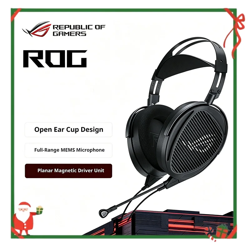 ASUS ROG Ultimate Wired Headphones Tablet Diaphragm Sound Unit Comfortable Gaming Earphones
ASUS ROG Ultimate Wired Headphones Tablet Diaphragm Sound Unit Comfortable Gaming Earphones