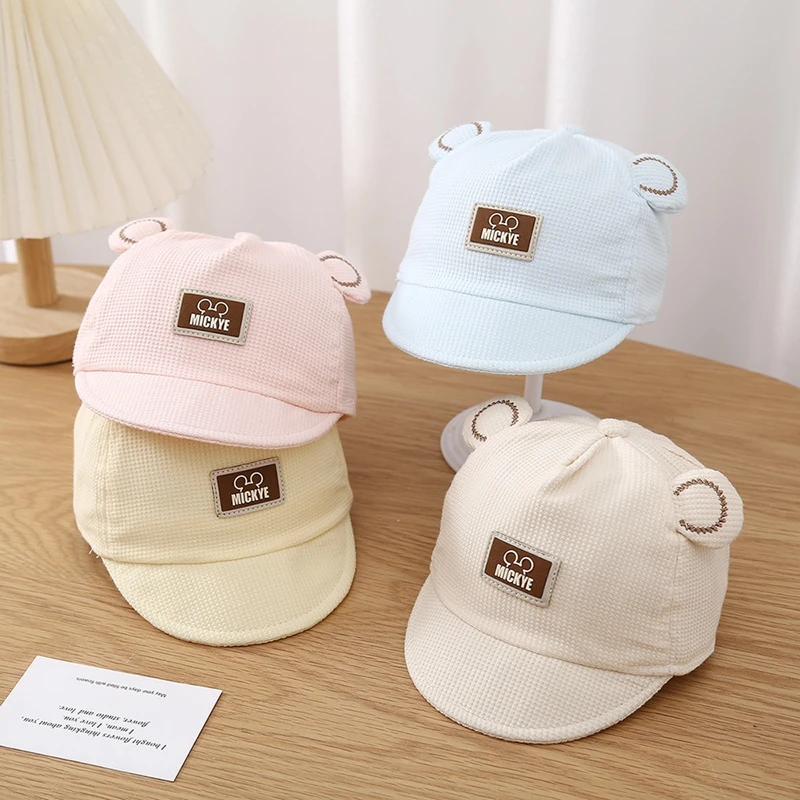 4 Colors Spring Newborn Baby Hat Super Soft Baseball Caps for Boys Adjustable Girls Cute Cartoon Infant Hats 0-6M
4 Colors Spring Newborn Baby Hat Super Soft Baseball Caps for Boys Adjustable Girls Cute Cartoon Infant Hats 0-6M
