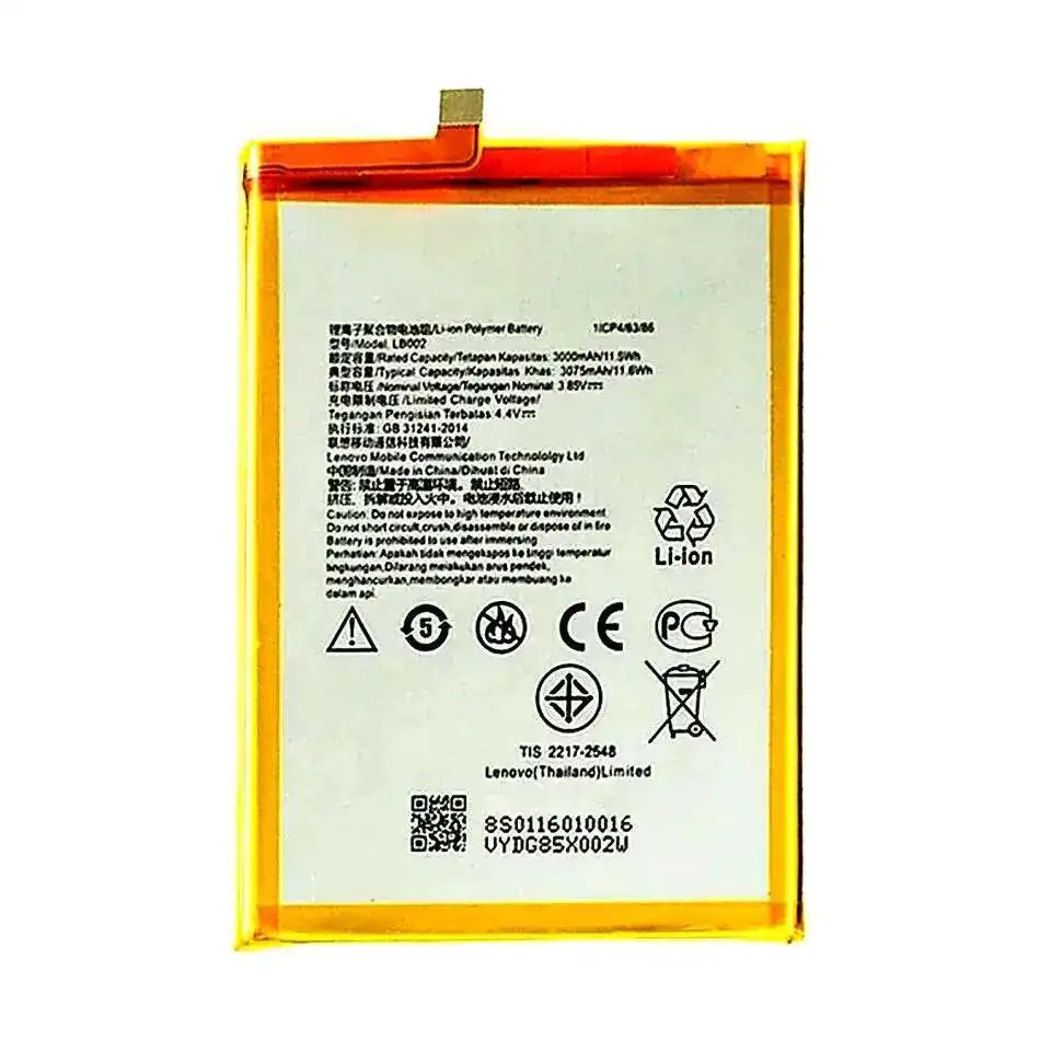 Lightweight Long-Lasting Performance Mobile Phone Battery 3000mAh For Lenovo S5 K520 K520T LB002
Lightweight Long-Lasting Performance Mobile Phone Battery 3000mAh For Lenovo S5 K520 K520T LB002