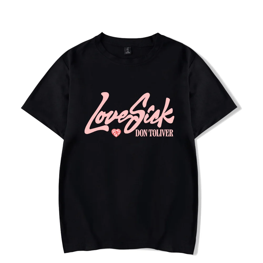 T-shirt Don Toliver Merch Love Sick Tour para homens e mulheres, camiseta casual de manga curta, moda streetwear verão
T-shirt Don Toliver Merch Love Sick Tour para homens e mulheres, camiseta casual de manga curta, moda streetwear verão