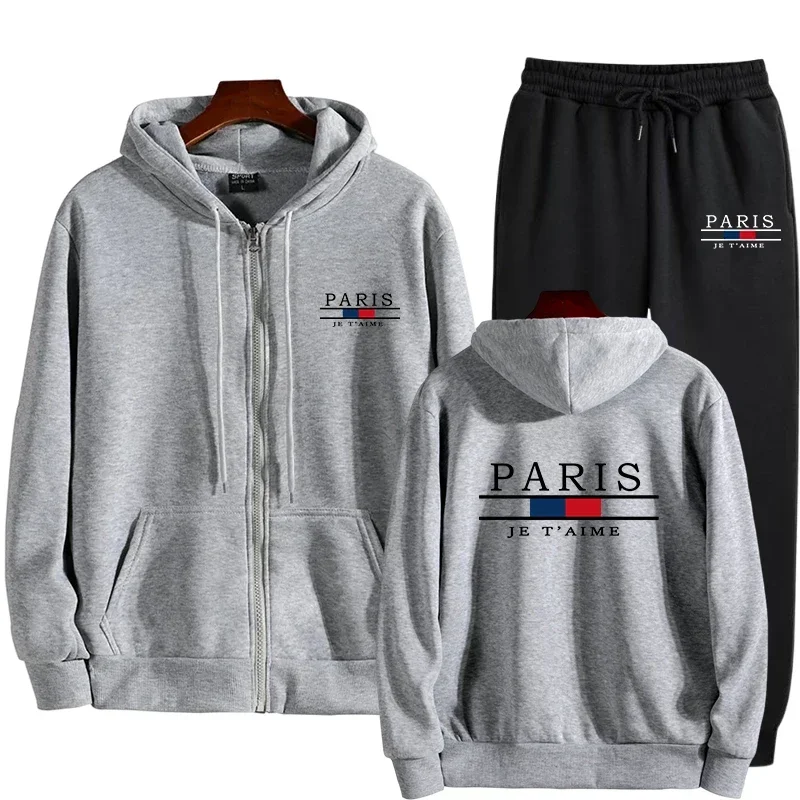 Hot-selling autumn and winter men's sportswear sets, fashionable printed zipper sportswear + sportswear pants sets, casual desig 
Hot-selling autumn and winter men's sportswear sets, fashionable printed zipper sportswear + sportswear pants sets, casual desig