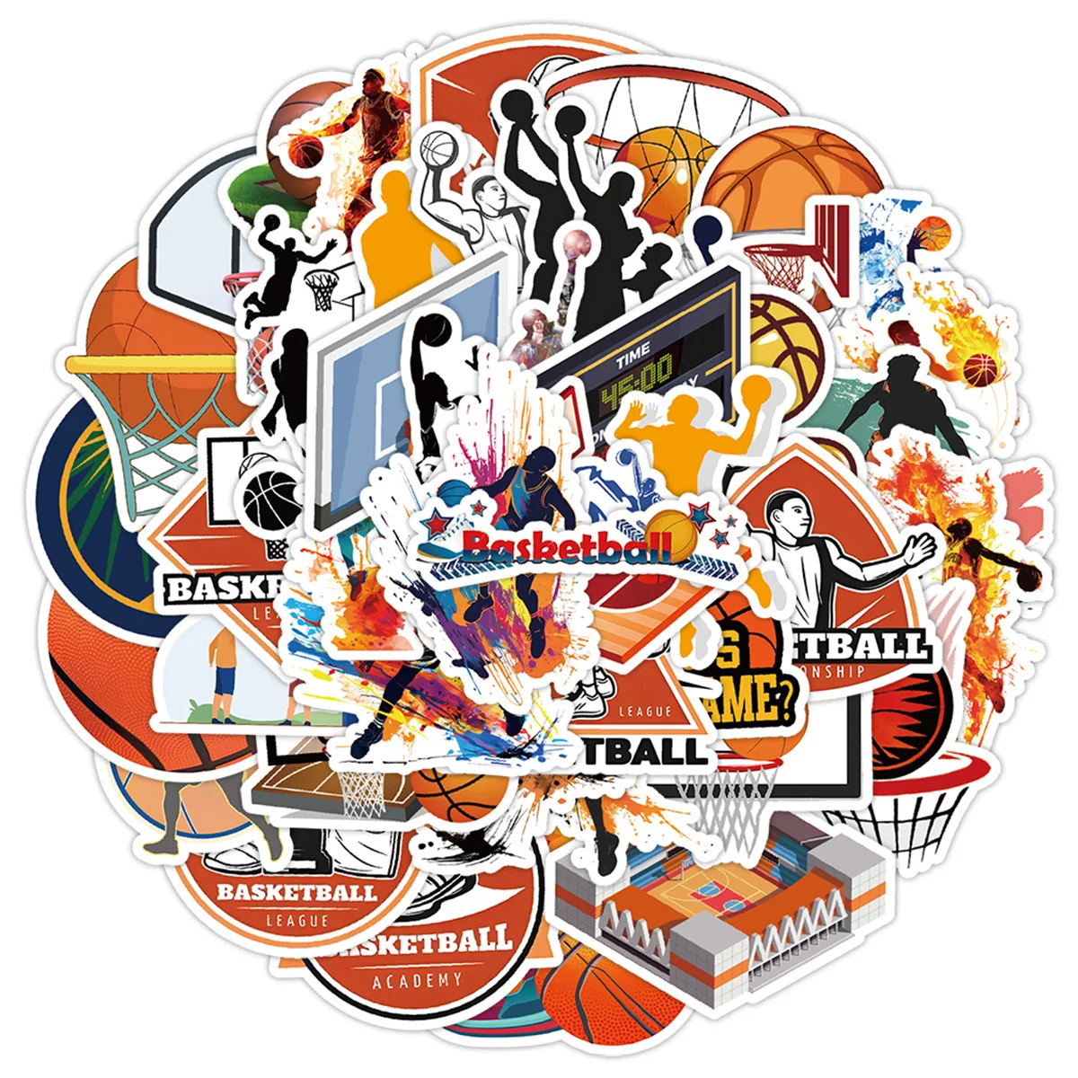 10/30/50PCS Basketball Cartoon Stickers Cool Sports Grafftiti Sticker Luggage Laptop Phone Car Bike Skateboard Decals Kids Toys
10/30/50PCS Basketball Cartoon Stickers Cool Sports Grafftiti Sticker Luggage Laptop Phone Car Bike Skateboard Decals Kids Toys