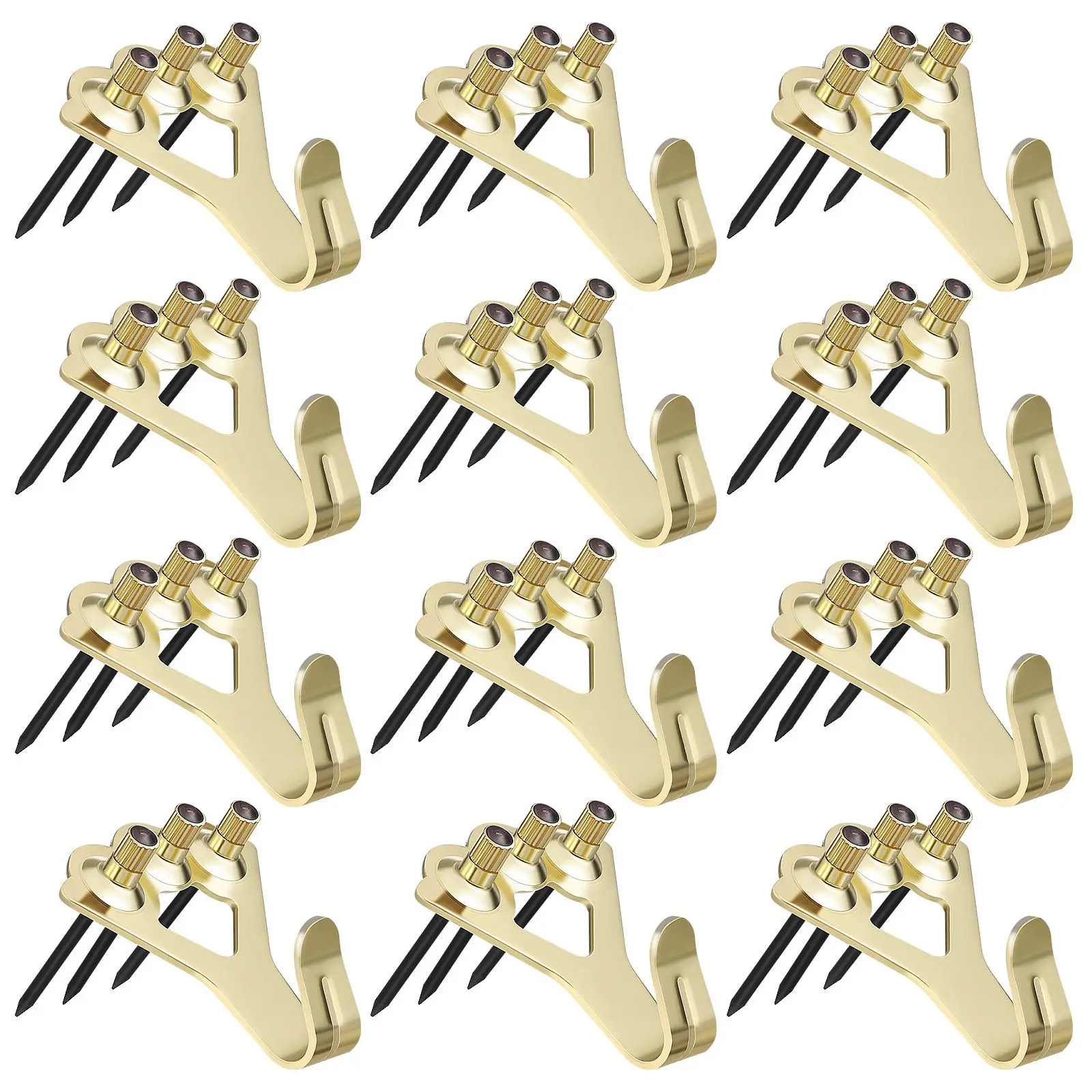20 Pcs Photo Frame Hook Heavy Duty Mirror Hangers Picture Hanging Kit Drywall Concrete Wall Mount Plaster Nail Support
20 Pcs Photo Frame Hook Heavy Duty Mirror Hangers Picture Hanging Kit Drywall Concrete Wall Mount Plaster Nail Support