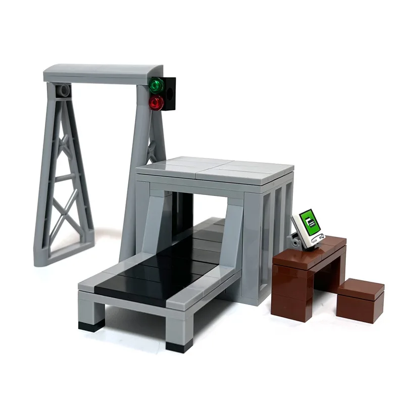 Creative Airport Security Check Scene Stacking Blocks Toy Set with Small Particles
Creative Airport Security Check Scene Stacking Blocks Toy Set with Small Particles