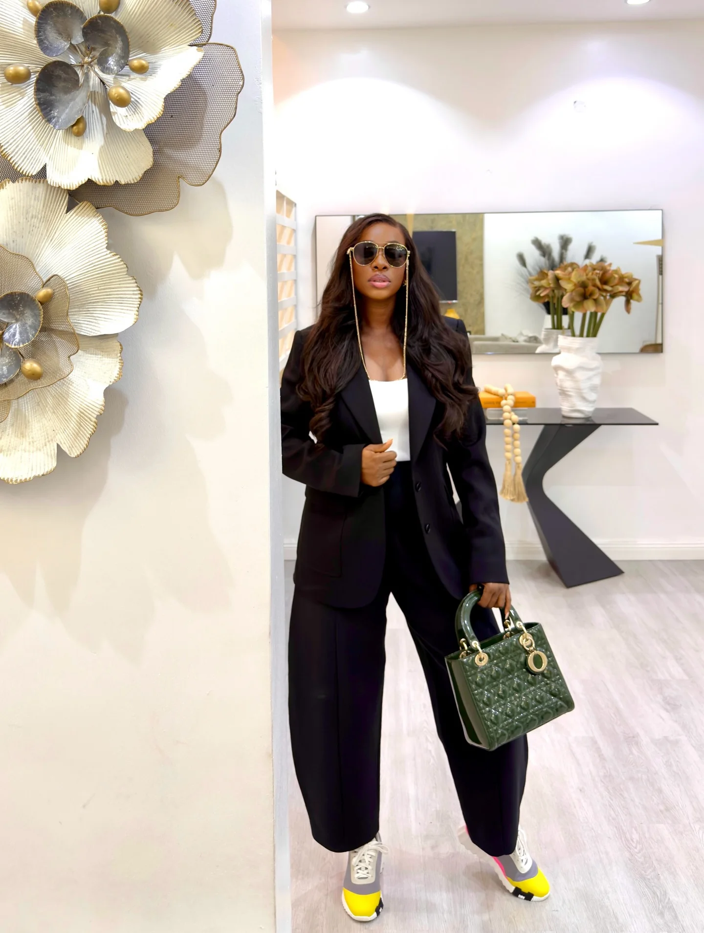 Black Loose Women Suit Set 2 Pcs Blazer Pants Trousers Cotton Outfit Prom Formal Office Lady Jacket Wedding Coat Customize
Black Loose Women Suit Set 2 Pcs Blazer Pants Trousers Cotton Outfit Prom Formal Office Lady Jacket Wedding Coat Customize