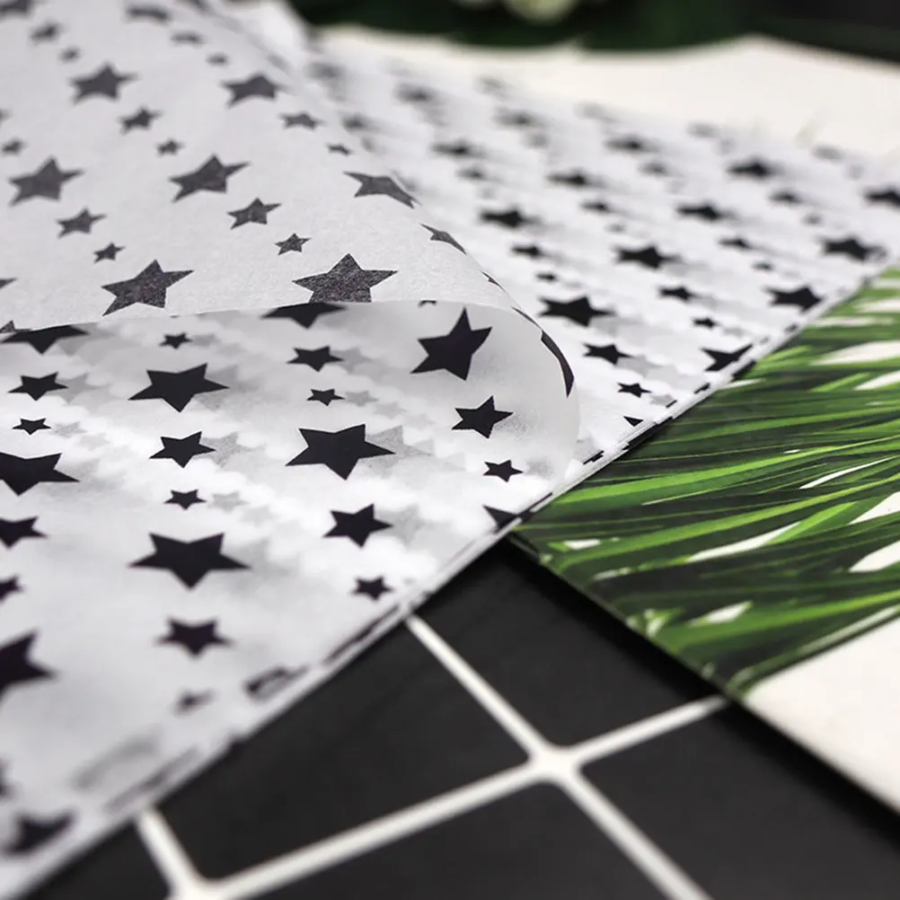 50 Sheets Star Design Gift Wrapping Paper Tissue Paper for Bouquets Flowers Chocolate Tea Gift Boxes Birthday Christmas
50 Sheets Star Design Gift Wrapping Paper Tissue Paper for Bouquets Flowers Chocolate Tea Gift Boxes Birthday Christmas