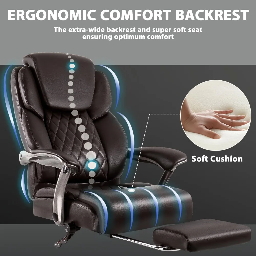Big & Tall Office Chair – Heavy-Duty 600 lb Capacity Ergonomic Executive Chair
Big & Tall Office Chair – Heavy-Duty 600 lb Capacity Ergonomic Executive Chair